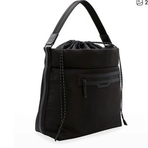 Transience Swing Bag Black Mesh Tote